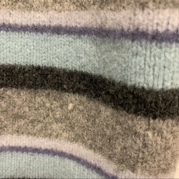 Vintage North Crest Lambswool Crewneck Sweater Stripped Size Small - Picture 5 of 5